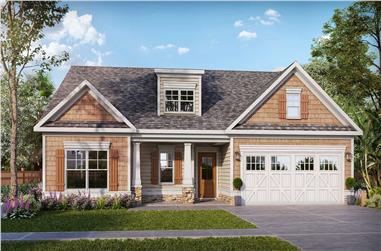 Craftsman Home Plan - 3 Bedrms, 3 Baths - 1891 Sq Ft