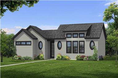 Traditional House Plan - 1 Bedrms, 1.5 Baths - 894 Sq Ft - #216-1005