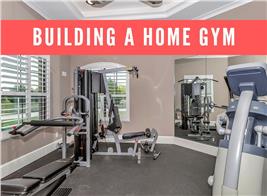 Lead image for article on building a home gym