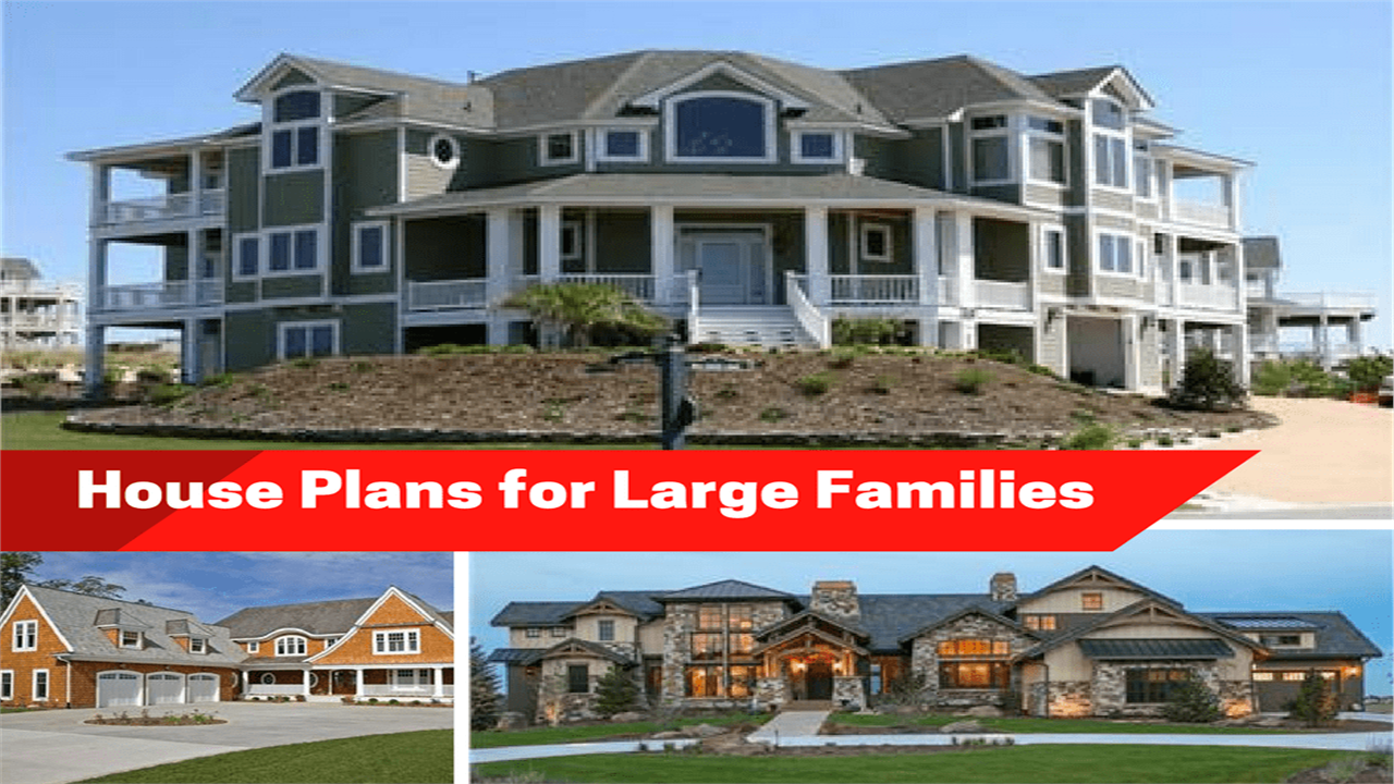 Montage of 3 photographs illustrating article about multigenerational house plans