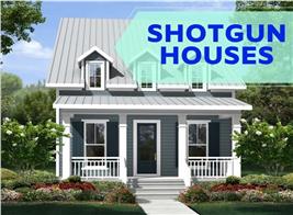 Narrow home illustrating article about Shotgun Style Houses