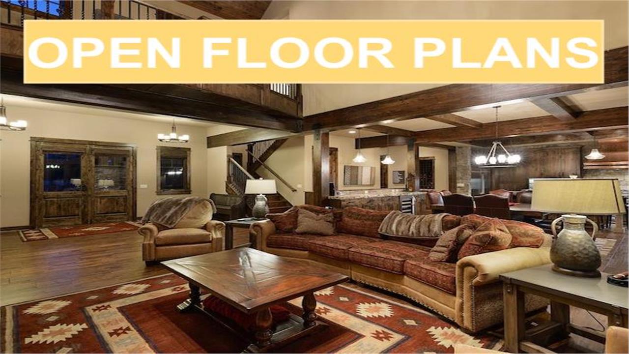 Modern Great Room illustrating article about open floor plans