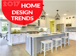 Lovely kitchen illustrating home design trends for 2017