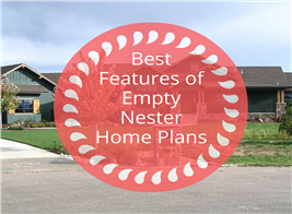 Photo and title depicting Empty Nester Home Plans