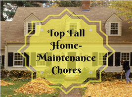 Lead image of home in autumn for Fall Maintenance article