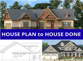 Montage of 3 house images illustrating article on building a dream home